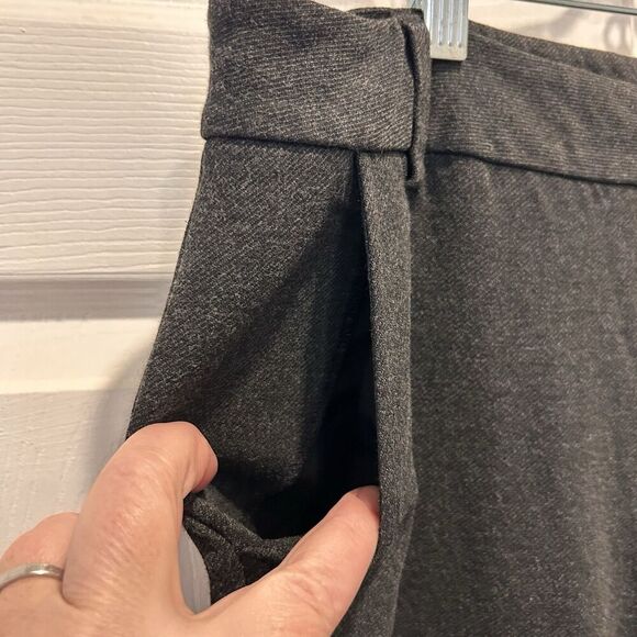 Cabi The Promotion Trouser Flare Ponte Pant Gray Womens 12 3574L - Picture 2 of 9